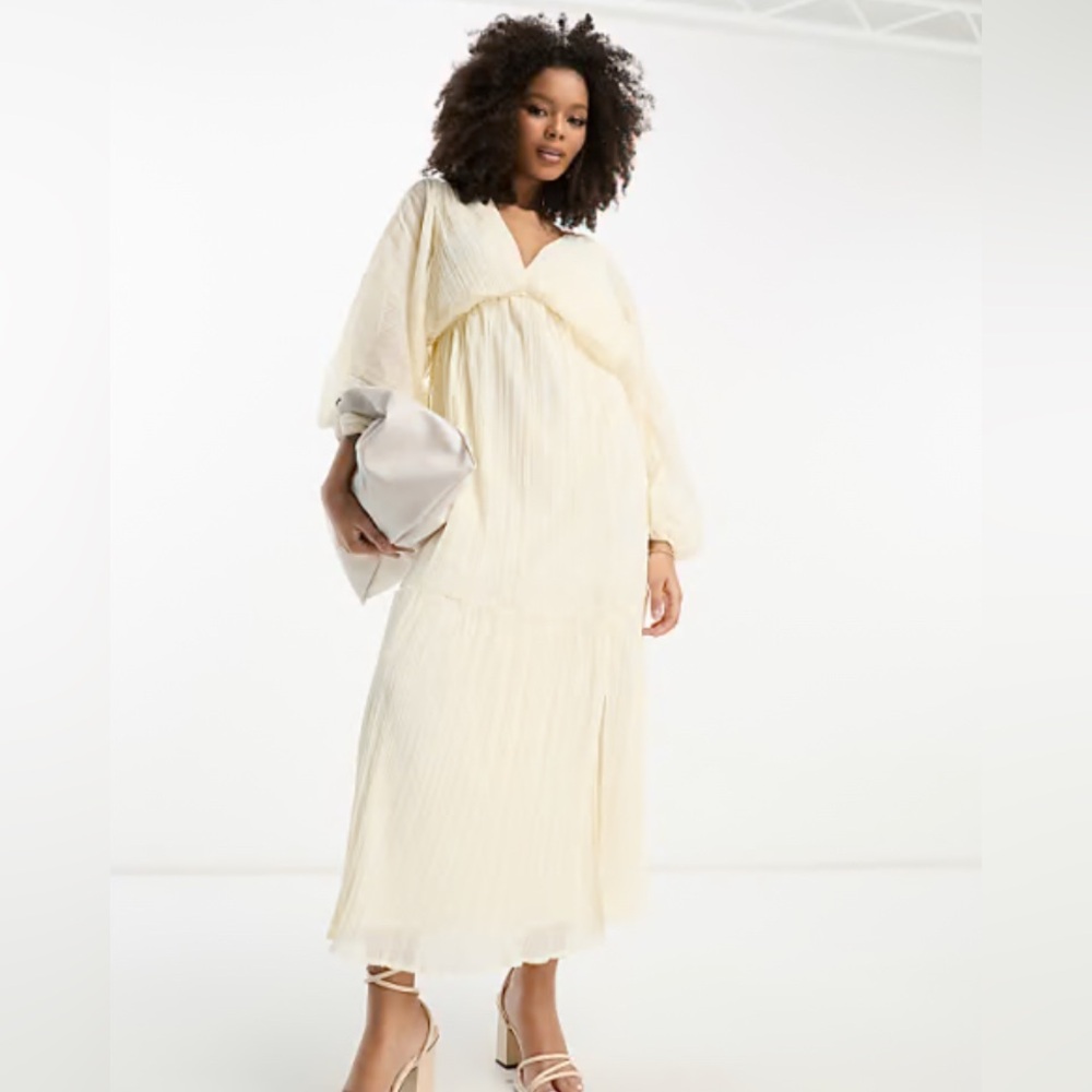 ASOS pleated dress